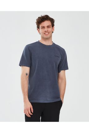 تی شرت سرمه ای مردانه سایز بزرگ کد 813528563