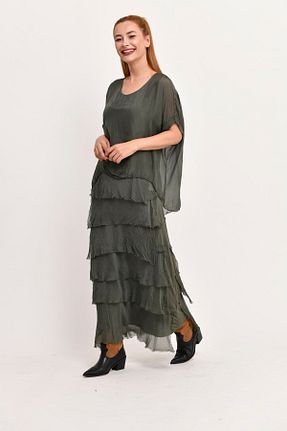 لباس خاکی زنانه بافتنی Park Moda - کد 363618630