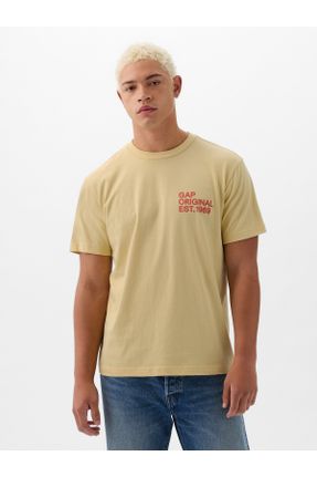 تی شرت زرد مردانه کد 834769096