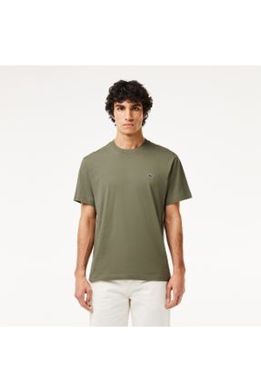 تی شرت خاکی مردانه رگولار یقه گرد کد 820865213