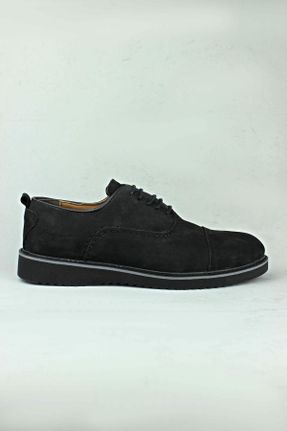 کفش کلاسیک مشکی مردانه چرم طبیعی پاشنه کوتاه ( 4 - 1 cm ) کد 766235995
