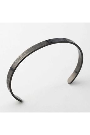 دستبند استیل مشکی زنانه فولاد ( استیل ) کد 821573293