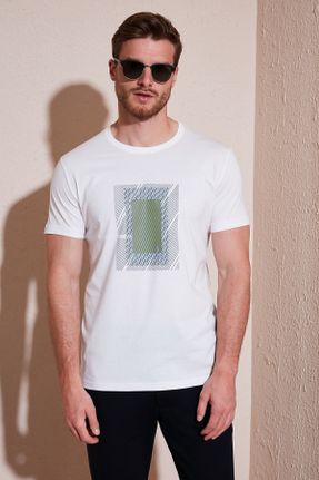 تی شرت نباتی مردانه یقه گرد اسلیم فیت بیسیک کد 828715649