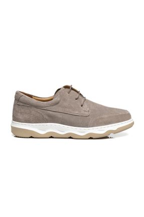 کفش کژوال قهوه ای مردانه چرم طبیعی پاشنه کوتاه ( 4 - 1 cm ) پاشنه ساده کد 280885435