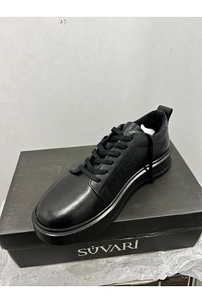 کفش کژوال مشکی مردانه چرم مصنوعی SÜVARİ - کد 839631178