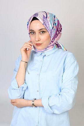روسری بژ پلی استر NESSCARF - کد 346799991