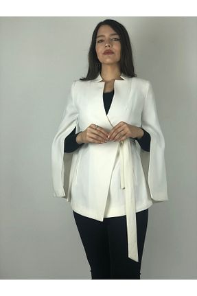 کت سفید زنانه اسلیم فیت Ayhan - کد 839669366