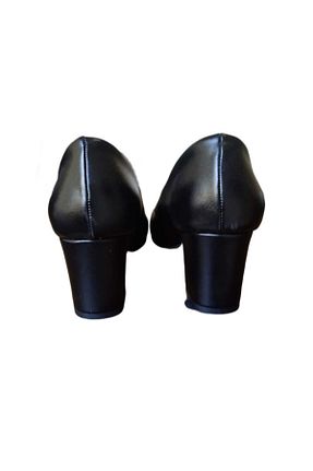 کفش پاشنه بلند کلاسیک مشکی زنانه چرم مصنوعی METRO - کد 839674608
