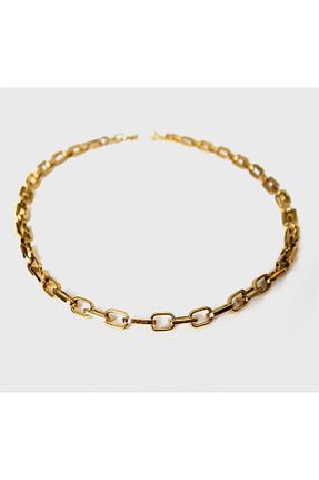 گردنبند استیل ( فولاد ) طلائی زنانه روکش طلا whitelove - کد 839658218