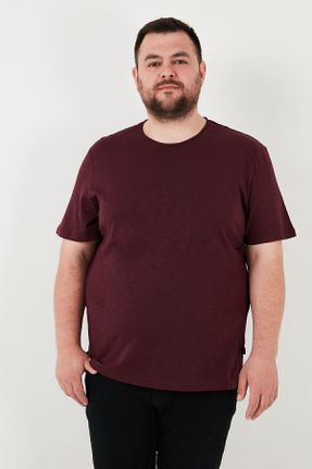 تی شرت زرشکی مردانه رگولار کد 824477748