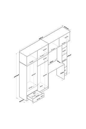  قهوه ای 240 cm کد 647231838