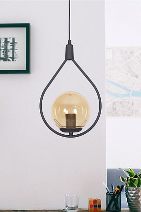 لوستر مشکی فلزی Fer Avize - کد 314041439