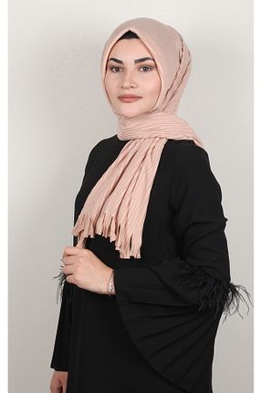 شال بژ زنانه پنبه ای Eşarppark - کد 233223039