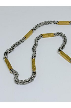 گردنبند استیل ( فولاد ) مردانه استیل (فولاد) mama india alaçatı - کد 809793845