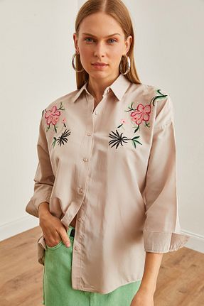 پیراهن بنفش زنانه اورسایز Olalook - کد 840045810