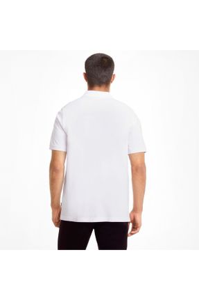 تی شرت سفید مردانه رگولار یقه پولو تکی پوشاک ورزشی کد 75765701