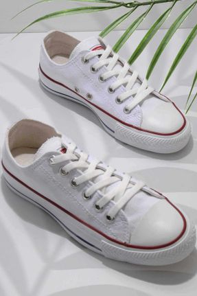 کفش کژوال سفید زنانه پاشنه کوتاه ( 4 - 1 cm ) پاشنه ساده کد 97885367