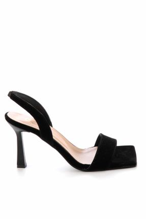 کفش کلاسیک مشکی زنانه جیر پاشنه متوسط ( 5 - 9 cm ) پاشنه نازک کد 290296353