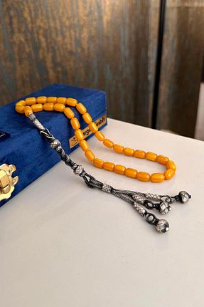 تسبیح زرد کهربا dergah tesbih - کد 839862098