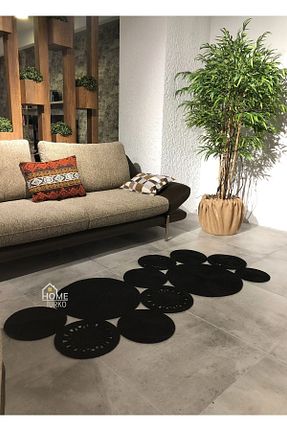گلیم مشکی Jüt HomeTurko - کد 683790421