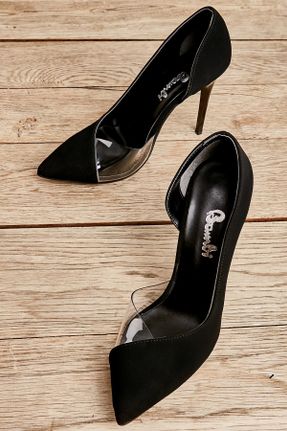 کفش پاشنه بلند کلاسیک مشکی زنانه چرم لاکی پاشنه ضخیم پاشنه متوسط ( 5 - 9 cm ) کد 35885872
