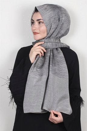 شال طوسی زنانه PİRAMİT - کد 71267773