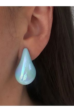 گوشواره جواهر آبی میخ bijutericim - کد 839937545