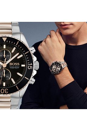 ساعت مچی صورتی مردانه 41-46 میلی متر BOSS - کد 827227066