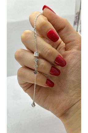 دستبند نقره زنانه 925 عیار Selen’S Gümüş - کد 839858597