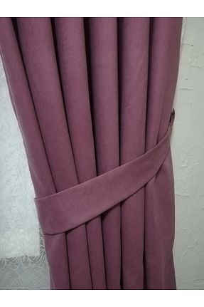 پرده زمینه صورتی مخمل Karesi - کد 773645417