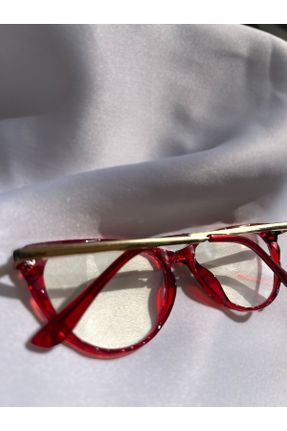 عینک محافظ نور آبی قرمز زنانه 53 پلاستیک UV400 پلاستیک کد 837028074