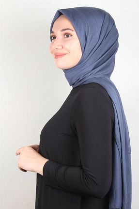 شال سرمه ای زنانه Eşarppark - کد 373380252