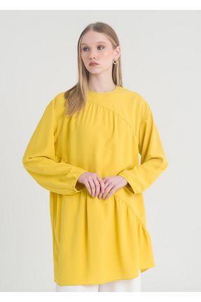 تونیک زرد زنانه بافتنی Armağan - کد 840050991