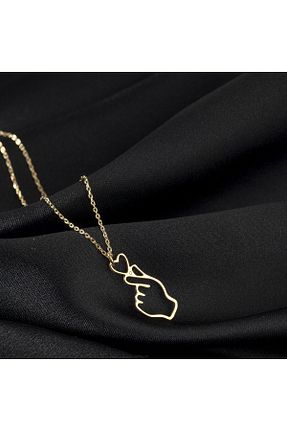 گردنبند نقره طلائی زنانه 925 عیار OneSilverGold - کد 840072676