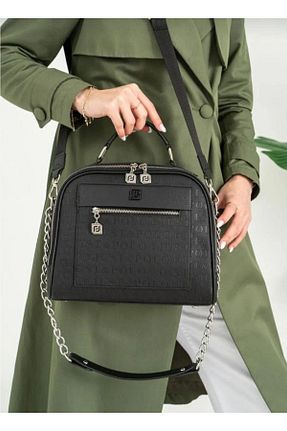 کیف دوشی قهوه ای زنانه چرم مصنوعی Just Polo - کد 692873436