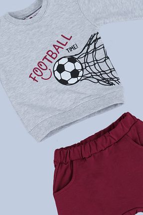 ست گرمکن طوسی بچه گانه رگولار Trabzonspor - کد 840098960