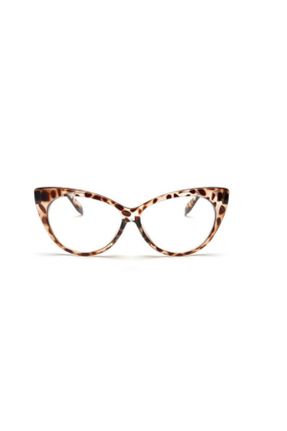 عینک آفتابی قهوه ای زنانه 55 UV400 استخوان هندسی کد 42116831