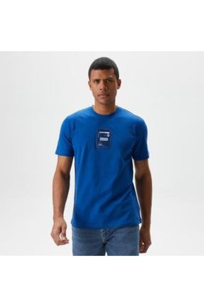 تی شرت آبی مردانه رگولار کد 819030768