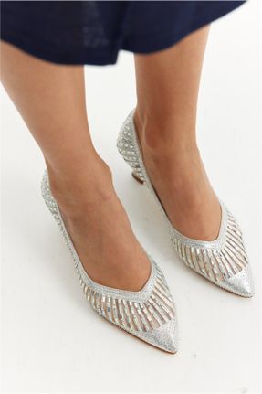کفش پاشنه بلند کلاسیک زنانه چرم مصنوعی پاشنه ساده پاشنه متوسط ( 5 - 9 cm ) کد 202278261