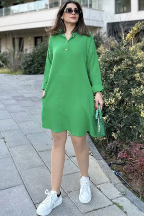 لباس سبز زنانه بافتنی رگولار کد 828785893