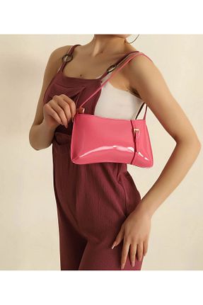 کیف دوشی صورتی زنانه چرم مصنوعی WORK BAG - کد 839824290