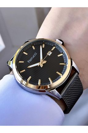 ساعت مچی مشکی زنانه 41-45 میلی متر Ferrucci - کد 839835269