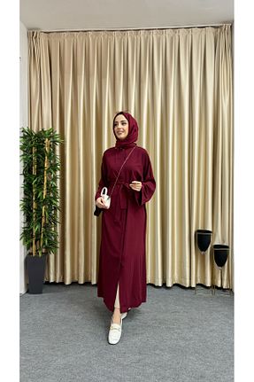 کلاه و ابایا قرمز زنانه بافتنی Aranlı tekstil - کد 840046949
