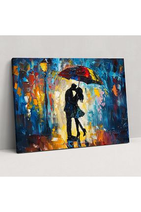 تابلو زرد کنواس Popcas - کد 839939167