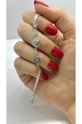 دستبند نقره زنانه 925 عیار Selen’S Gümüş - کد 839938023