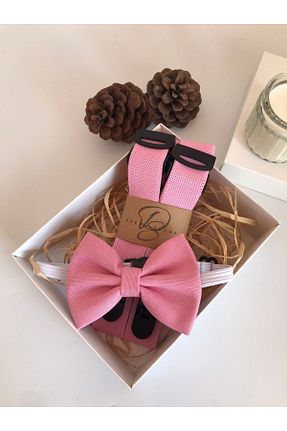 پاپیون صورتی بچه گانه پارچه ای Dream Store - کد 378490192