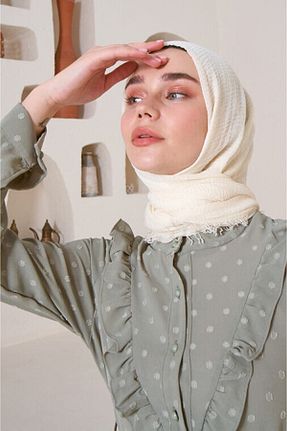شال بژ زنانه جاز Larissa Scarf - کد 186734166
