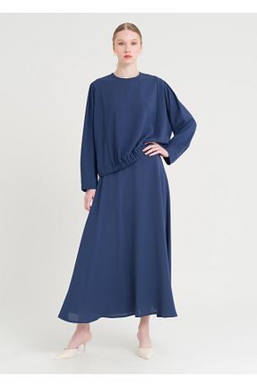 کت و شلوار سرمه ای زنانه بافتنی Armağan - کد 840050799