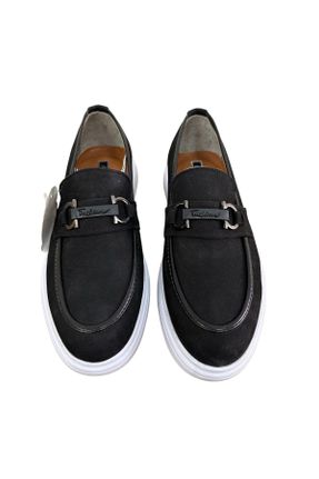 کفش کژوال مشکی مردانه نوبوک پاشنه کوتاه ( 4 - 1 cm ) پاشنه ساده کد 840053045