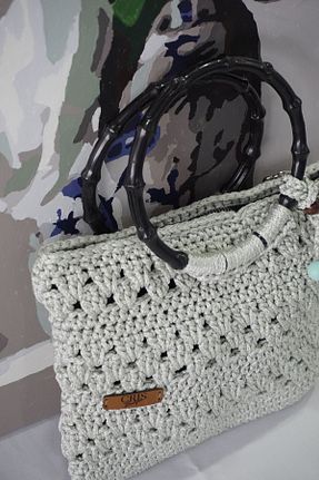 کیف دستی طوسی زنانه سایز متوسط Cris Boutique - کد 839463642